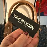 True Religion  TNFB0110 Dark Denim Quilted Handbag Purse Shoulder Strap NWT Photo 6