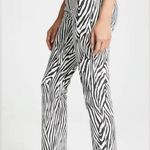 frame denim Le High Straight Jeans Noir Multi Zebra Size 34 Photo 1