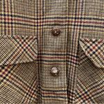 Houndstooth Vintage For Pete’s Sake Brown/Tan  Oversized Blazer Jacket Size L Photo 9