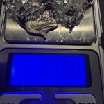 Chapel Sterling Silver Mary Baby Jesus Blue Beaded Necklace Vintage Photo 5