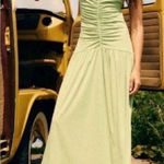 ZARA Green Maxi Dress(Size Large) Photo 0