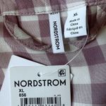 Nordstrom Gingham Long Robe Checkered Wrap Dress XL Ruffle Trim Belted Rayon New Photo 15