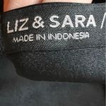 Liz Sara Black Spaghetti Strap Cutout Back‎ Sheath Dress Women's Large NYE Party Photo 2