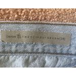 TFS Twentyfourseven Women’s High Rise Mom Jeans Blue Light Wash S/M Photo 2