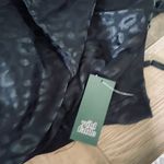 Wild Fable Women's Sleeveless Ruched Side Bodycon Dress -  Black leopard Satin Photo 8