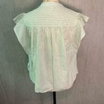 Old Navy  Light Green Striped Button Down Shirt Size Small Photo 3