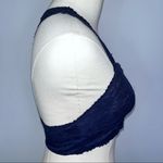 // INTIMATELY FREE PEOPLE Navy Blue Lace Racer Back Bralette Small Photo 3