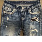 Miss Me low rise ankle skinny teal embroidery 25 Photo 2