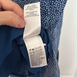 Lucky Brand 🍀 Women’s Blue With White/Red Polka Dots Casual Summer Dress Size M Photo 4