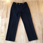 St. John Sport black denim jeans Gold Size 10 Photo 5