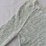 Free People mint green song bird textured oversized boucle sweater size small Photo 9