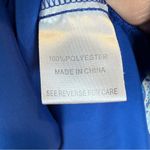 Yakira Bella Skye Dres Blue Paisley Ruffle skirt elastic waist and cuffs L Size L Photo 11