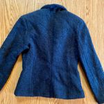 Saint Tropez West Carole Little Saint-Tropez West Vintage Blue Wool Blazer Womens Small Photo 8