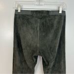 Alice + Olivia 100% Lamb Skin Sued Charcoal Grey Zip Front Legging/Pants Size 4 Photo 7