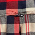 Como vintage Women’s large‎ plaid button up shirt. EUC Photo 7