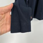 Three Dots  Blue Cowl Neck Long Sleeve Stretch Ribbed Blouse Top Size Xs X-small Photo 6