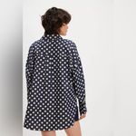 For Love & Lemons  Dolly Dot Denim Button-Down Shirt Photo 2