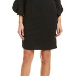 Issue New York black bell/puff sleeve dress B22 Size L Photo 1