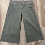American Eagle Rare, Vintage  Outfitters Army Green wide leg cropped pants Photo 0