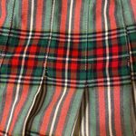 Aerie Women’s  Plaid Red/Green Pleated Skirt Sz Medium Runs Small academia Photo 1