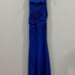 La Femme 28287 Blue Backless Jersey Gown 0 Photo 0