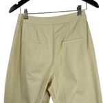 Love, Bonito & REA Cropped Cotton Pleated Pants Butter Yellow Wide Leg US 6 Photo 9