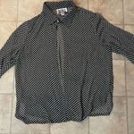 Sheri Martin Women’s 18 Black White Sheer Jacket 90’s Vintage Photo 0