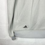 Adidas Women's Bomber Sweater / Jacket Gray Full Zip Sz. XL Tight-Knit Photo 3