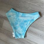Vitamin A  (NWT) Tie Dye Smocked Barcelona Bikini Bottom Blue (Medium) beach Photo 4