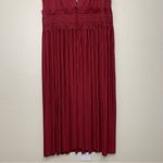 ASOS NWOT  Premium Lace insert Pleated Maxi Dress, Size 14 Photo 8