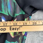 Nike  Crop Sweatshirt‎ Womens S Black Floral Parrot Tropical Print Athleisure Photo 8