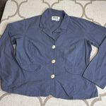 Flax  Lagenlook Unlined Button Front lightweight jacket blazer front pockets Photo 0