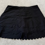 Aryeh  Skort Womens Size S Black Ruffle Pull On Stretch Tennis Golf Beach Comfy Photo 0