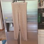 Heartloom 💕💕 Iris Joggers Slim Fit  Fawn Jacquard Leopard Inspired Stitch M NWT Photo 4