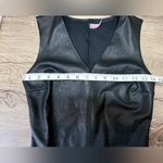 Commando 
Faux Leather V-Neck Bodysuit size small Photo 3
