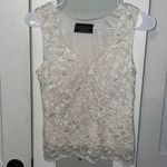 Matching Lace Tank Top And Button Up White Photo 3