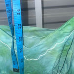 Slip Dress Green Blue Dress Size Medium to Large Tie Dye Photo 3