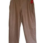 Spanx NWT Regular Pants Leather Like Slim Straight in toffee faux leather Photo 6