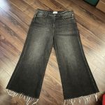 frame denim Frame high rise wide leg frayed hem jeans 32 Photo 0