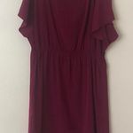 Target maroon burgundy cowl neck dress Photo 3