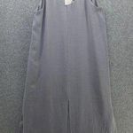 The Row all: Women's Shift Maxi Dress Sleeveless Solid Gray Size Medium Photo 0