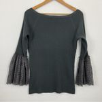 Venus  Lace Bell Sleeve Sweater Top‎ Size Medium Photo 2