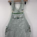 Liberty Womens‎ Washed Duck Bib Overalls XL Frosted Sage Triple Stitched Green Photo 11