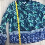 Charlie Jade  polyester blouse Size Large Photo 9