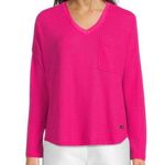 Calvin Klein Waffle Knit Tee size X-Large pink Photo 0