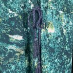 Ellos Over Sized Tie Waist Green Swim Coverup Size 4X Beach Vacation Tunic Green Photo 3