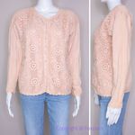 Vintage Franco's 100% cotton dusty pink sweater, women's size S Pink Photo 1