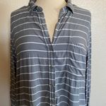 Beach Lunch Lounge Striped Button Down Photo 1