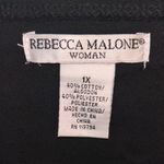 Rebecca Malone  Woman Black and White Dotted Tee‎ Photo 1