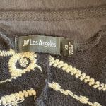 Johnny Was JW Los Angeles Devi Seam Paisley Embroidery Jogger Pants Black XS Photo 10